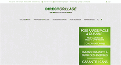 Desktop Screenshot of directgrillage.fr