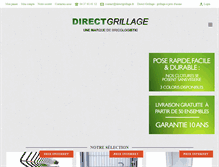 Tablet Screenshot of directgrillage.fr